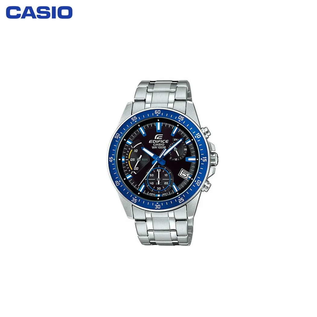 Наручные часы Casio EFV 540D 1A2 мужские с кварцевым хронографом на браслете|Спортивные