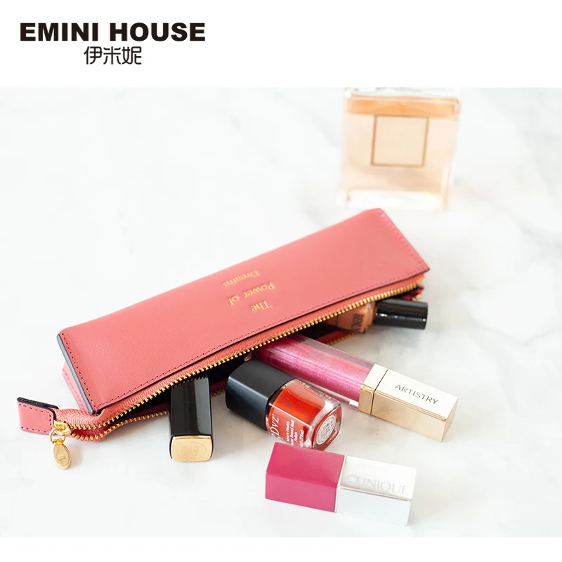 Цена EMINI HOUSE пояса из натуральной кожи для женщин составляют мешок изысканный органайзер для косметики макияж сумка на молнии синтетическое закр...