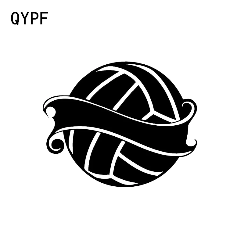 

QYPF 13*10.6CM Fashion Volleyball Player Decor Vinyl Car Sticker Silhouette High Quality Accessories Motorcycle C16-1395