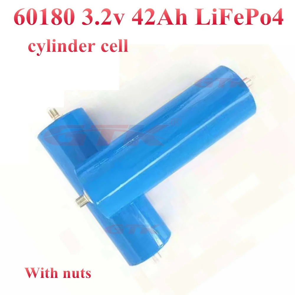 4 шт 3 2 v 42Ah lifepo4 ячейки 60180 высокой емкости 100A Аккумулятор для хранения солнечной