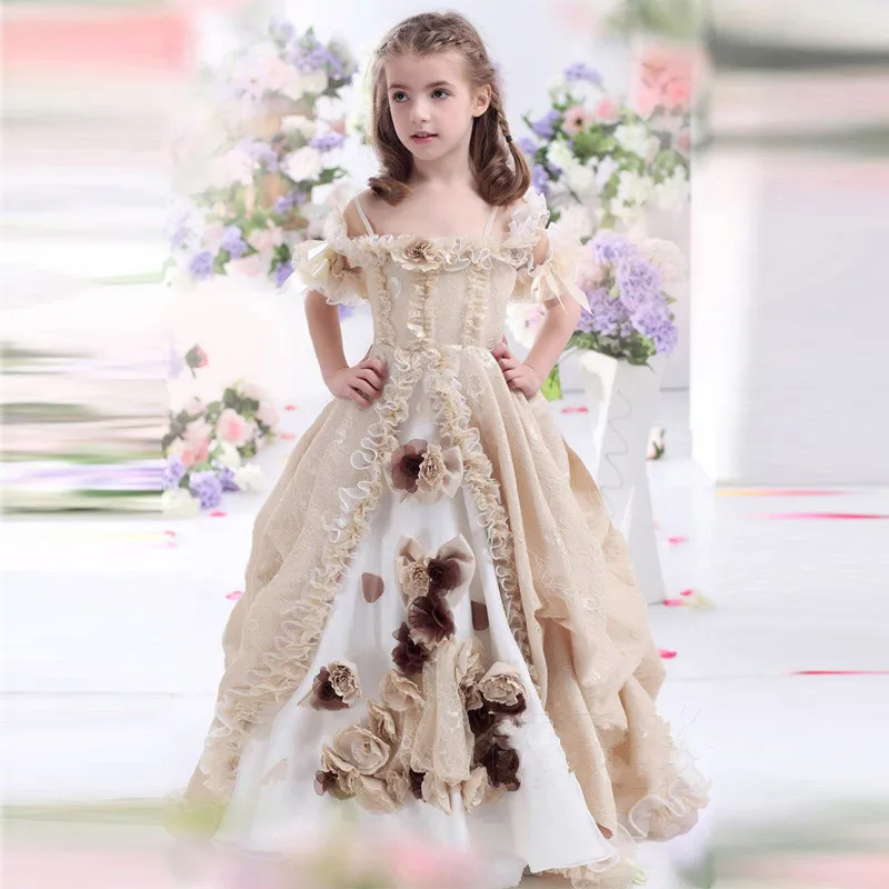 medieval flower girl dresses