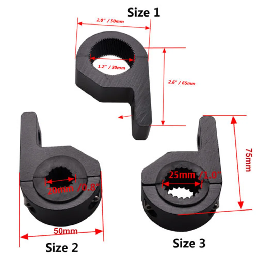

Motorcycle Roll Cage Tubes Pipes Bull Bar Light Headlight Mount Bracket Clamps