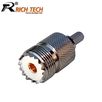 

10pcs RF Connector UHF Female Jack Wire Adapter for Coaxial Cable RG316 RG178 Wholesale