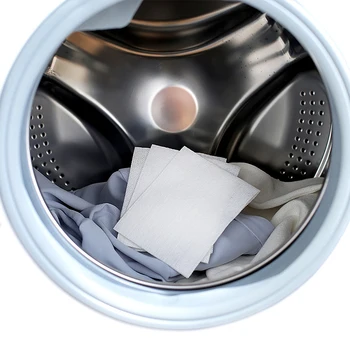 

24 Sheets Anti Cloth Dyed Washing Machine Use Mixed Dyeing Proof Color Absorption Protect The Clothes Color Catcher In Washing