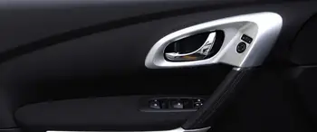 

ABS Interior Door Handle bowl cover trim 4Pcs/Set For RENAULT KADJAR 2016