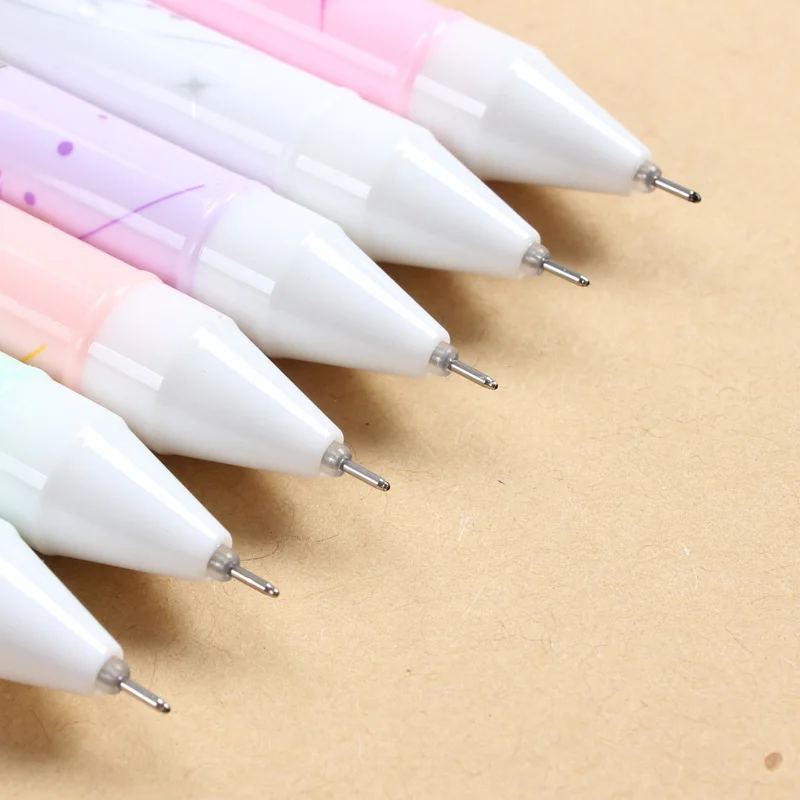 Caneta de Tinta Material de Escritório Artigos de Papelaria Lote Japonês Boneca Gel Caneta Caricatura 0.38 Milímetros Assinatura Preta Escola Dom 36 Pçs - 5 Cheap Canetas de gel