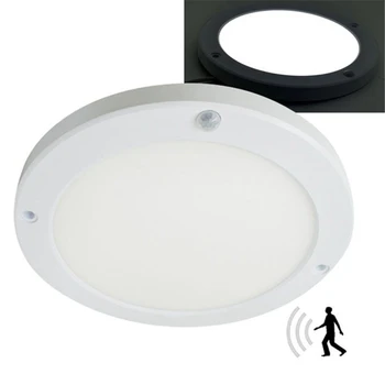 

CLAITE 18W Sensor Round LED Ceiling Panel Light PIR Human Body Motion Sensor AC 220-240V Downlight
