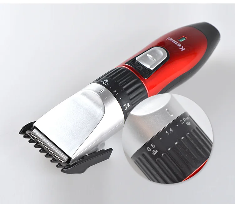 Профессиональная машинка для стрижки волос с направляющей расческой вращающаяся длина для стрижки двойной мощности Тип зарядки безопасная система стрижки триммер для волос D40