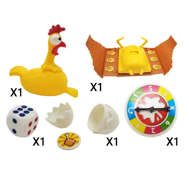 Lucky Hen Deitado Ovos, Brinquedo Engraçado, Frango, Festa em família -  AliExpress