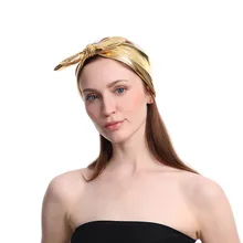 KANCOOCD эластичные спортивные замшевые нескользящие повязки на голову с бантом, головные уборы с бантом для женщин, спортивные аксессуары