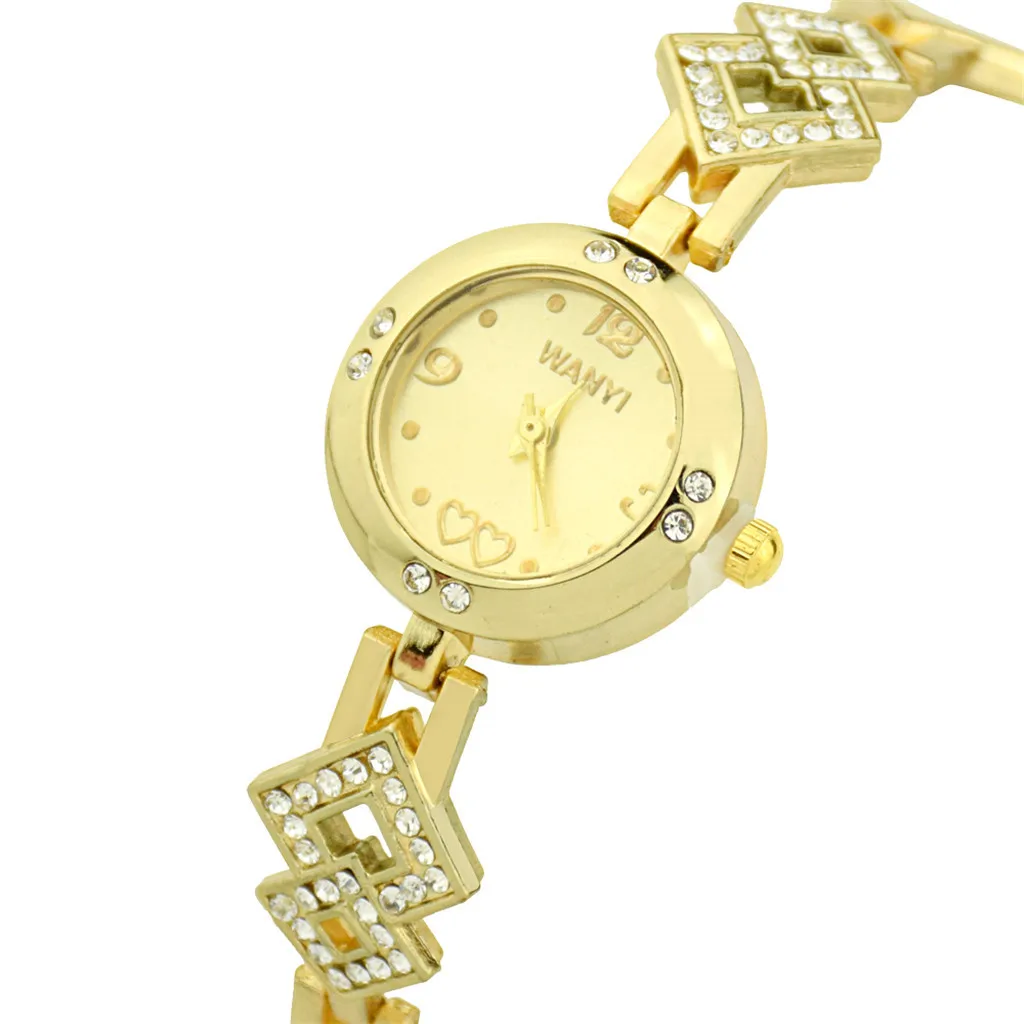 

Ladies Fashion Diamond Bracelet Watch Creative Gift Quartz Watch