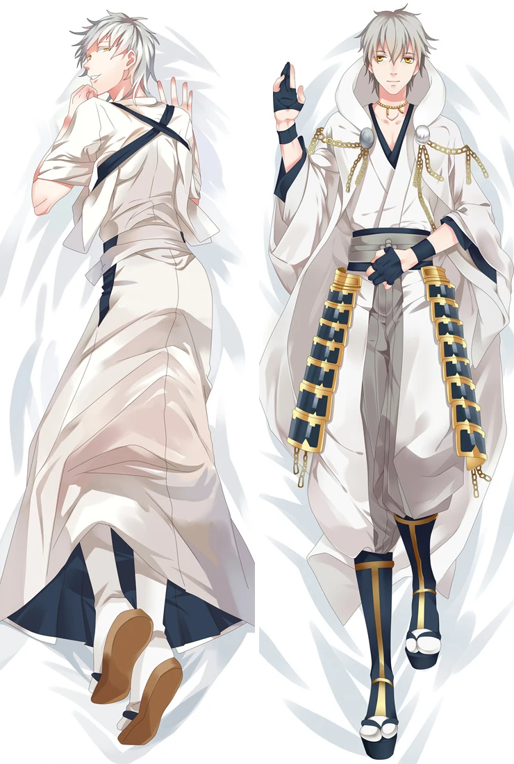 Август аниме Touken Ranbu Online Прохладный мальчик Tsurumaru Kuninaga Dakimakura тела подушку Чехол Крышка обниматься тела чехол s