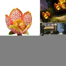 2LED цветочный светильник на солнечной батарее наружная Водонепроницаемая садовая Ландшафтная декоративная лампа