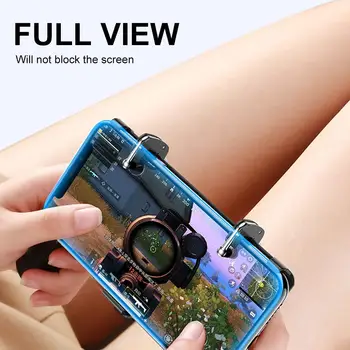 

H8 PUBG Helper Mobile Phone Gamepad Metal Button Gaming Controller For PUBG Mobile Joystick Peace Elite Gamepad For IOS Android