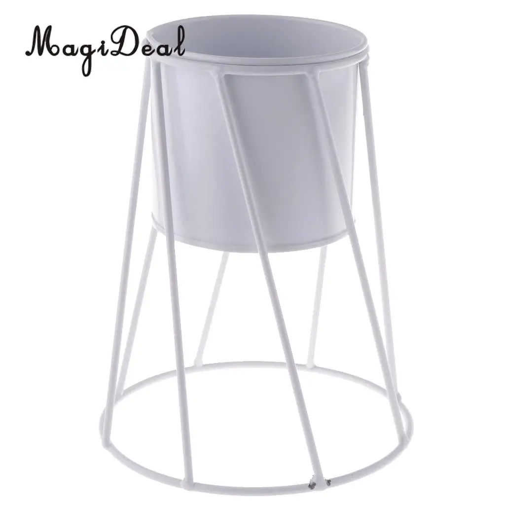 Nordic Iron Art Flower Vases Minimalism Design Flowerpot Tabletop Flower Pot Home Vases Home Office Decor