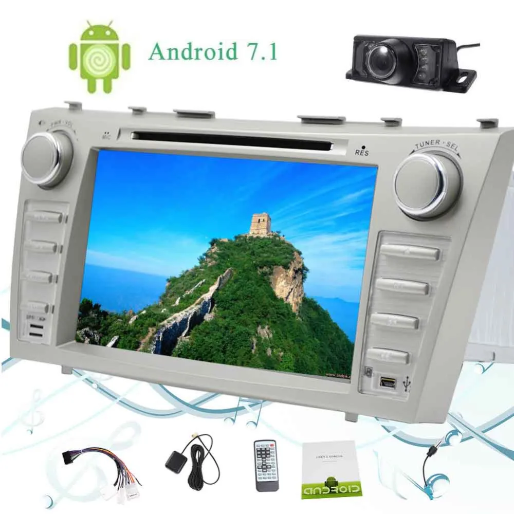 Eincar Камера + Android 7 1 2 ГБ 32 Octa Core 8 ''автомобиль авторадио для TOYOTA CAMRY (2007-2012)