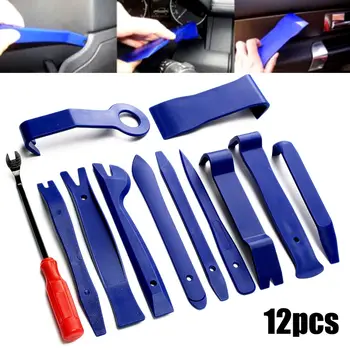 

12Pcs Universal Panel Removal Open Pry Tools Kit Car Dash Door Radio Trims Panel