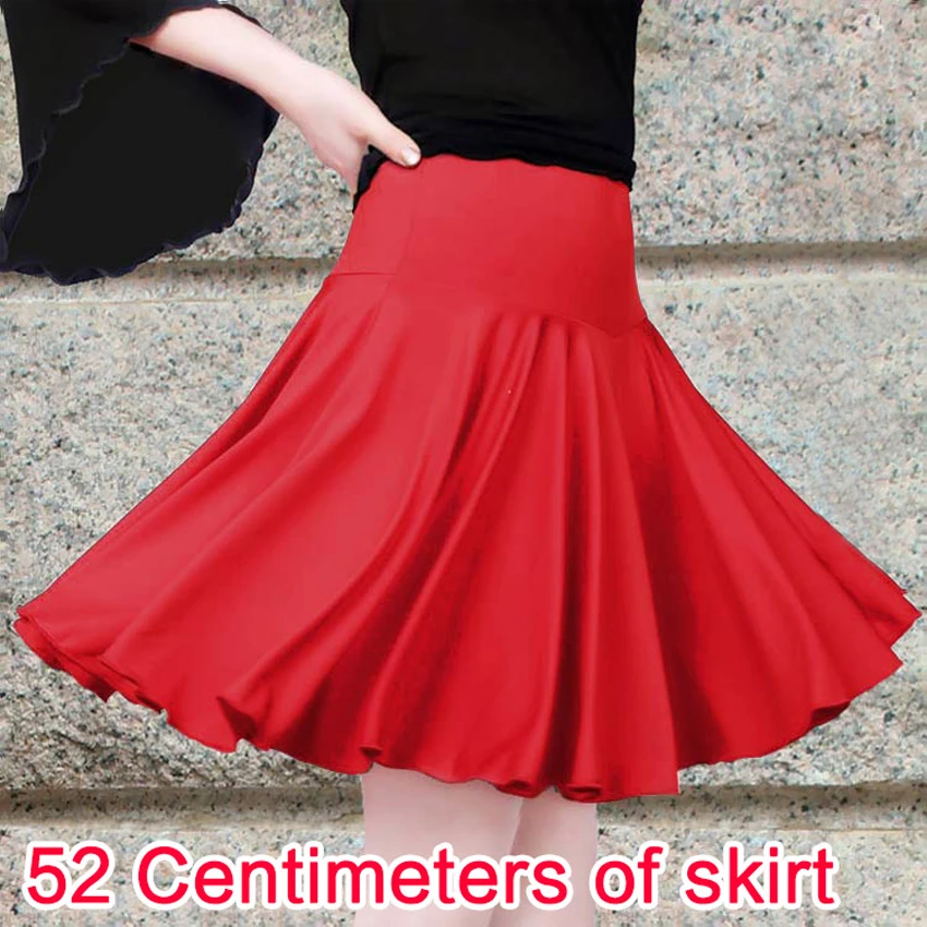 Новая коллекция женских взрослых латиноамериканское танцевальное юбка для танцев для взрослых квадратная танцевальная юбка платье содержит