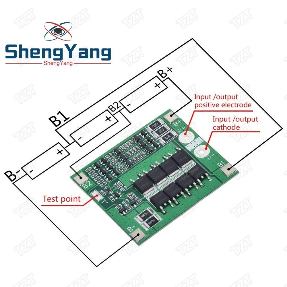 3S 25A Li-Ion 18650 BMS PCM плата защиты батареи BMS PCM с балансом для литий-ионного Lipo батареи модуль сотового блока DIY