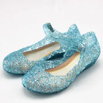 

Baby Shoes Girls Sandals Anna Elsa Kids Baby Shoes Elsa Princess and Cosplay Shoes Party and Comfortable Free shipping