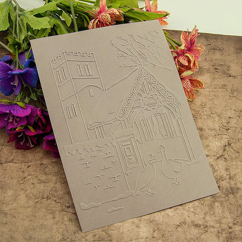 EMBOSSING FOLDER  HOUSE  (4)