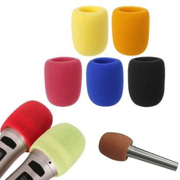 

Soft Thicken Microphone Foam Mic Cover Sponge Cap Studio Protective Grill Shield Microphone Cover Protector Accessories