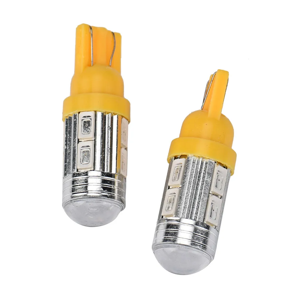 Автомобильный Автомобиль 2x T10 158 194 168 W5W 5730 10 smd Светодиодная лампа для автомобиля