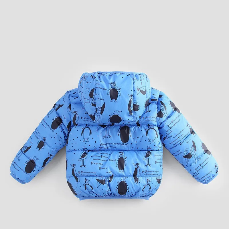 CROAL CHERIE 80-130cm Winter Parks Jacket For Girls Child Windbreaker Graffiti Printing Clothes For Boys Kids Girls Winter Coat (7)