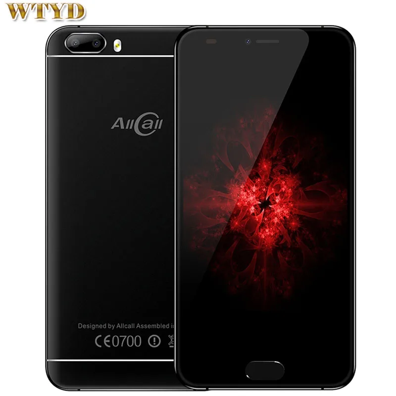 AllCall Bro 1GB 16GB Dual Back Cameras Front Fingerprint Identification 5 0 Android 7 0 MTK6580A