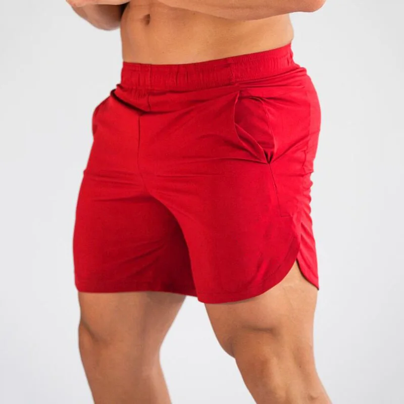 

New Summer Fitness Bodybuilding Shorts Men Casual Gyms Workout Male Breathable Quick Dry Sportswear Jogger Beach Short Pants