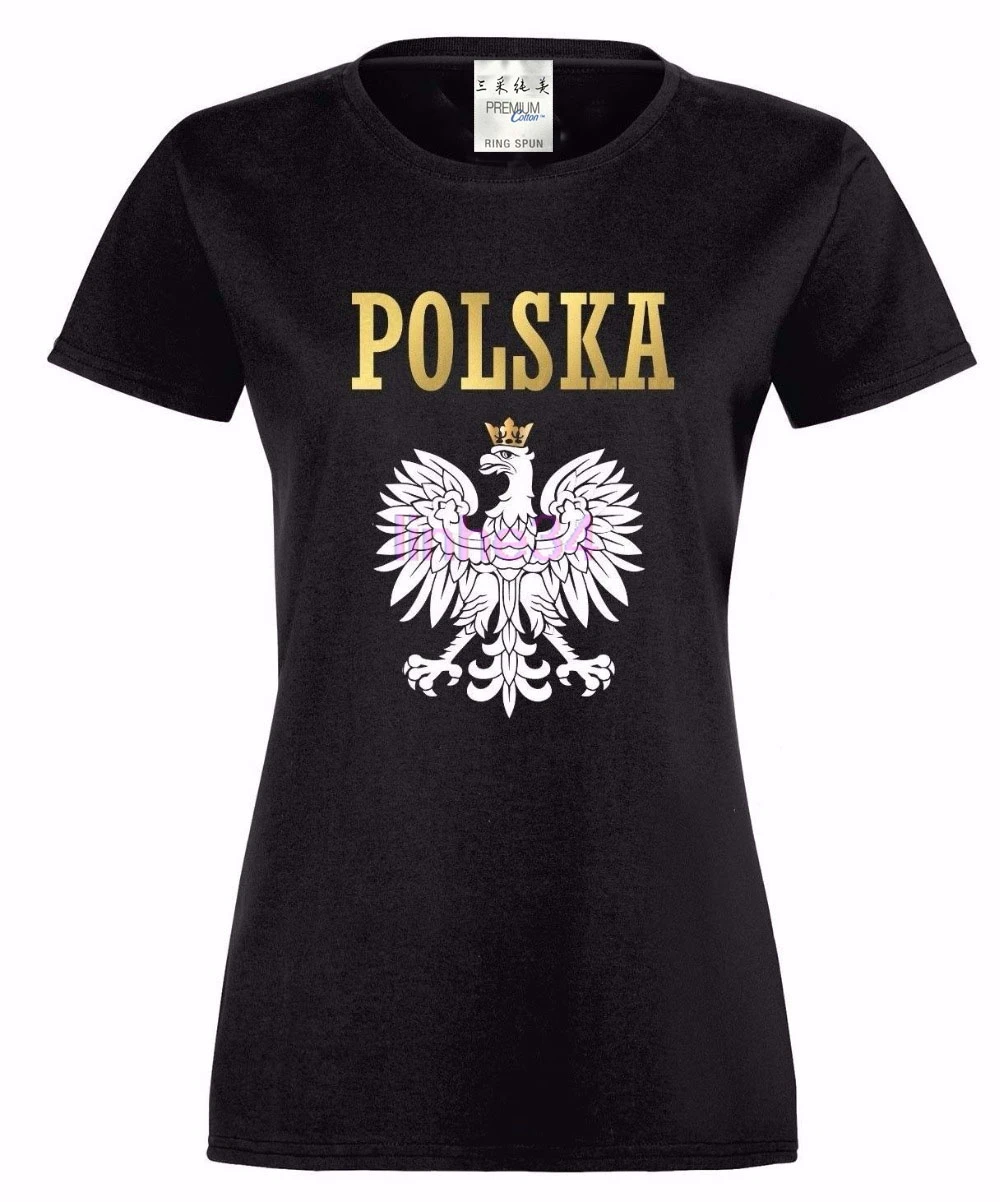 2019 100% хлопок футболка Забавный Летний стиль Лидер продаж Повседневное Polska бренд