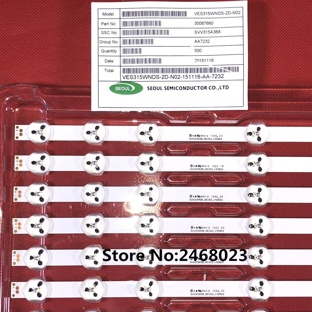LED Strip LED Strip for 32D1333DB 32D1334DB 32D1533DB 32D1633DB 32D3451DB 32D3453DB 32D3454DB 32D3653DB 32D3753DB 32L1353DB 32" NDV