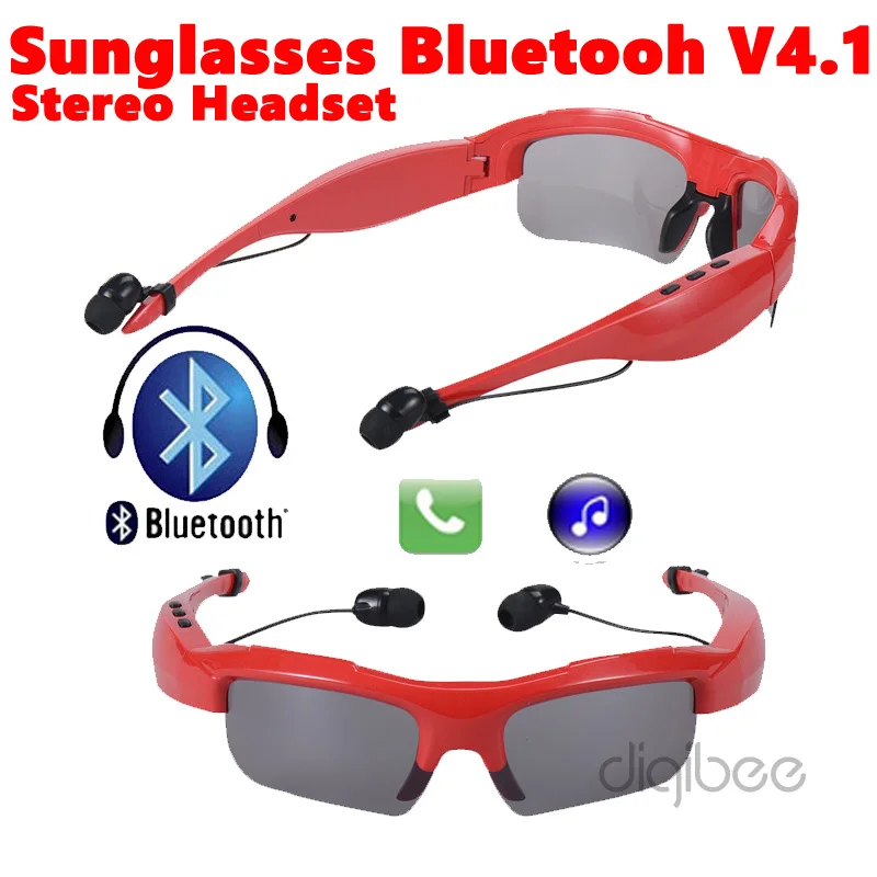 New Cool Eyeglasses Sunglasses Wireless Bluetooth 4.1 Headphone Headset