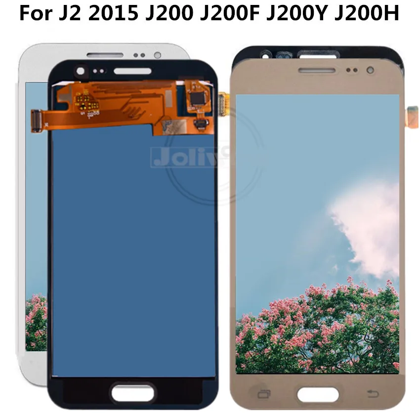 

Adjust Brightness FOR For Samsung Galaxy J2 J200 J200F J200H J200Y LCD Display Touch Screen Digitizer Assembly