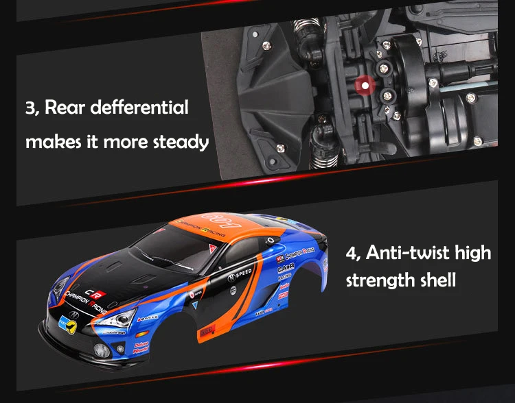 Большой 1:10 Профессиональный RC автомобиль GTR LFA Z4 CAMARO 4WD дрейф Чемпион гонки 2,4 г внедорожных транспортное средство с дистанционным управлением электронные игрушки