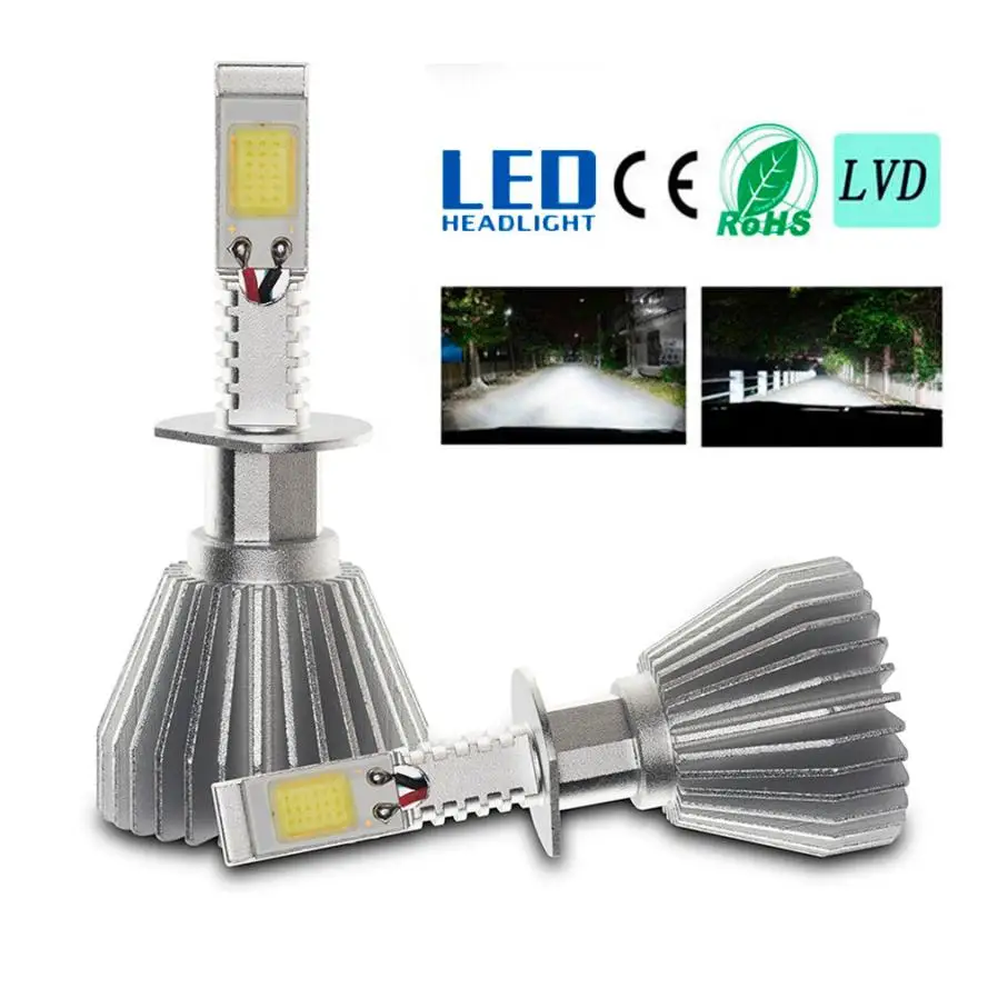 

Car-styling 60W 6000LM H1 LED Light Headlight Vehicle Car Hi/Lo Beam Bulb Kit 6000k White mr7