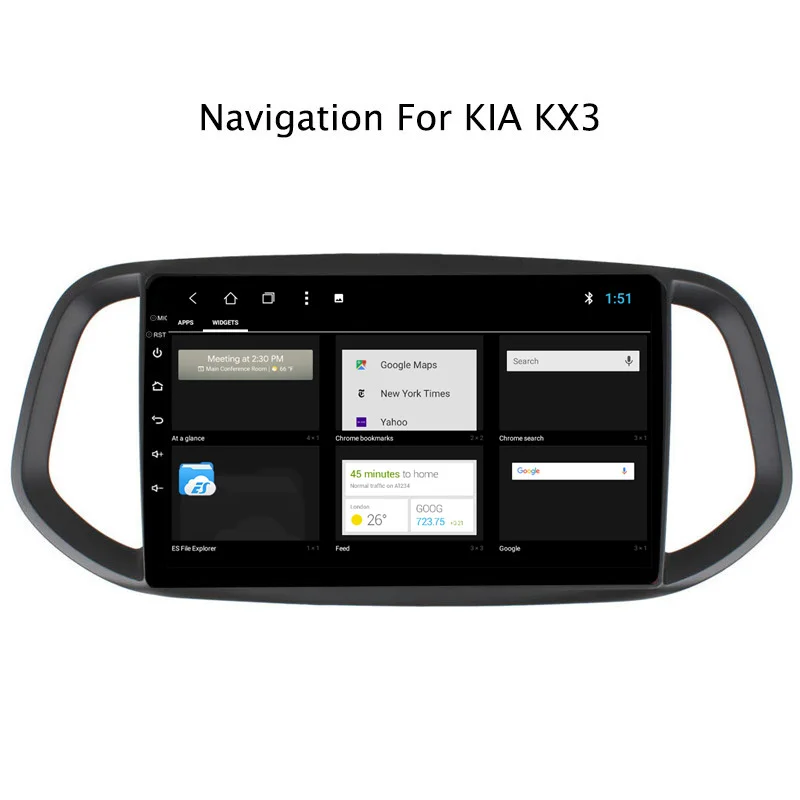Discount NAVITOPIA 10.1inch 2G RAM 32G ROM Android 8.1 Car DVD Multimedia GPS Navigation for Kia KX3 2015 2016 2017 2