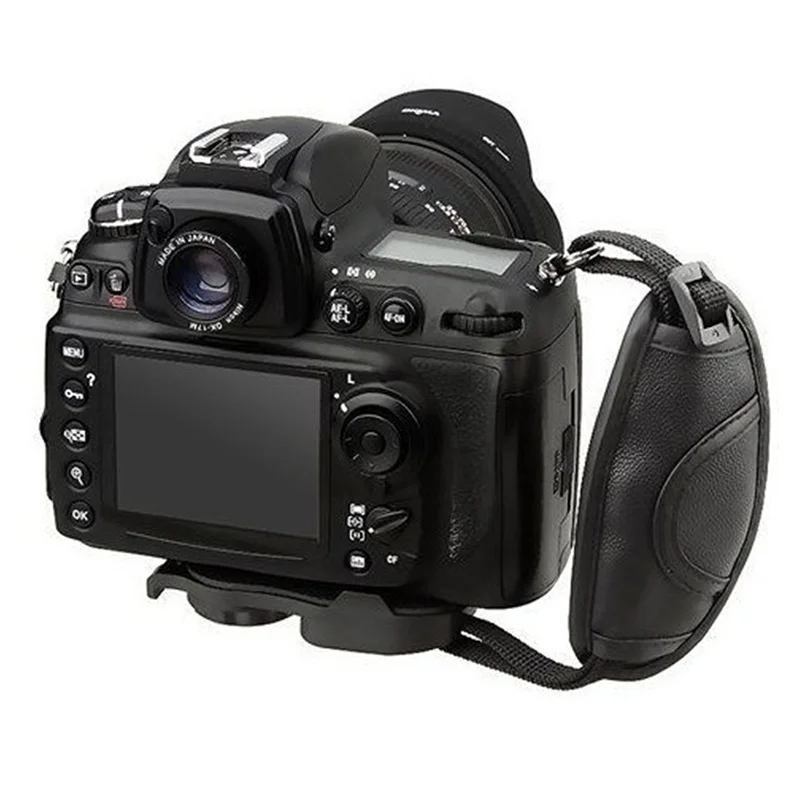 Универсальный кожаный ручной ремешок для камеры Canon Nikon Sony Pentax Minolta Panasonic Olympus