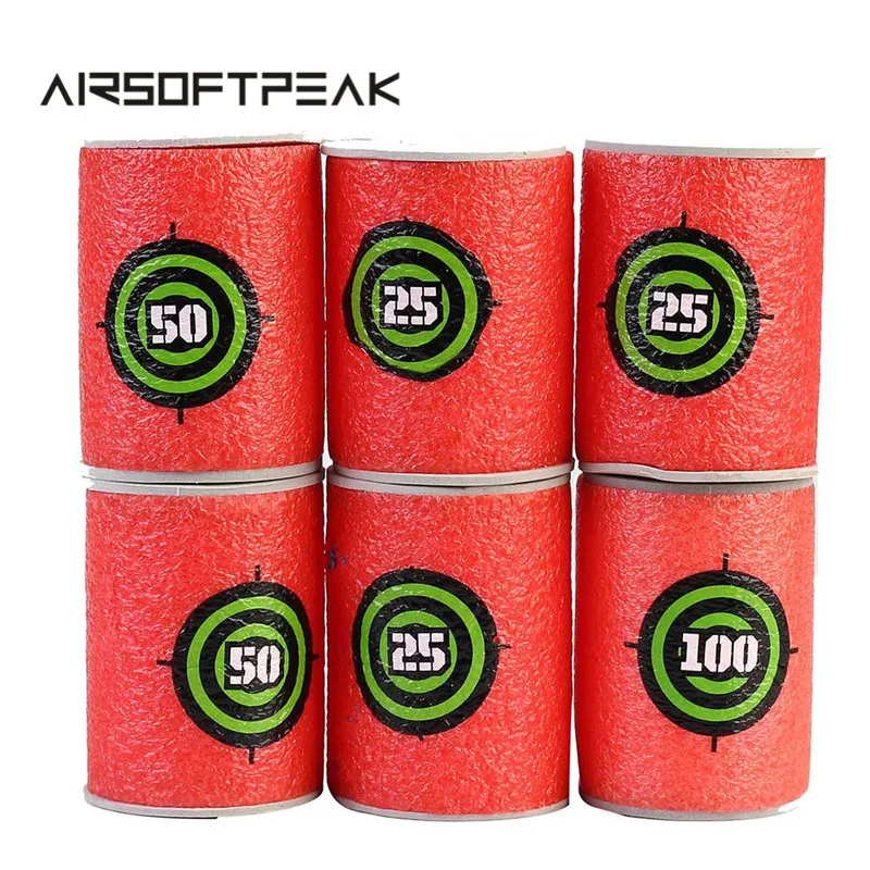 6PCS Bullet Target Shooting Dart Nerf Targets Set For Nerf N strike