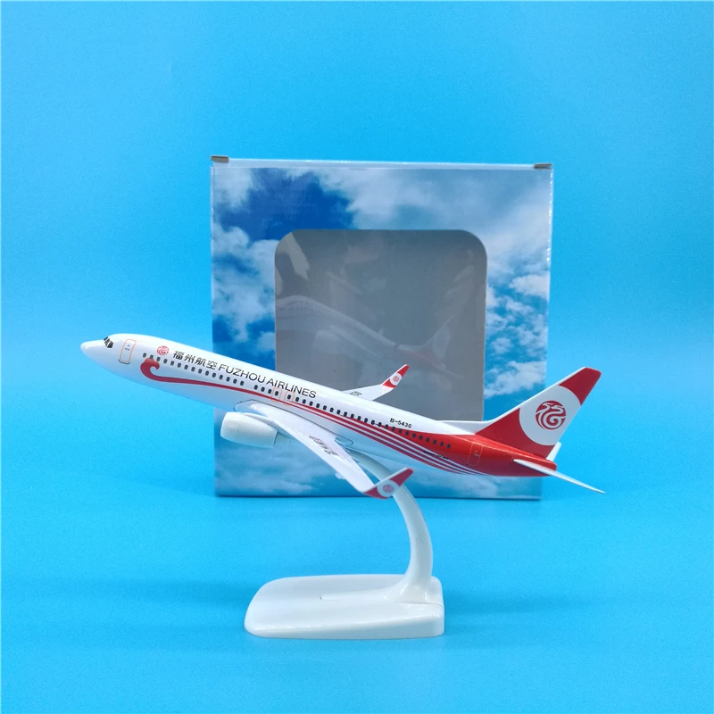 20 см Fuzhou Airways B737-800 металлическая модель самолета украшения 1:200 Fuhang Boeing 737-800 модель самолета авиация Сувенирные игрушки