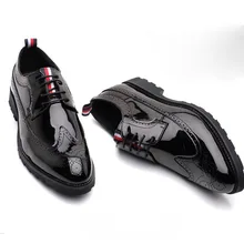 Мужские кожаные туфли; броги; Летние кожаные роскошные брендовые Элегантные Дизайнерские мужские туфли; Мужские модельные туфли в деловом стиле; zapatos hombre