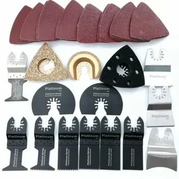 

54 pcs/Set Mix Saw Cutter Vibration Oscillating Multi Tool Saw Blades Kit For Fein Milwaukee Machines