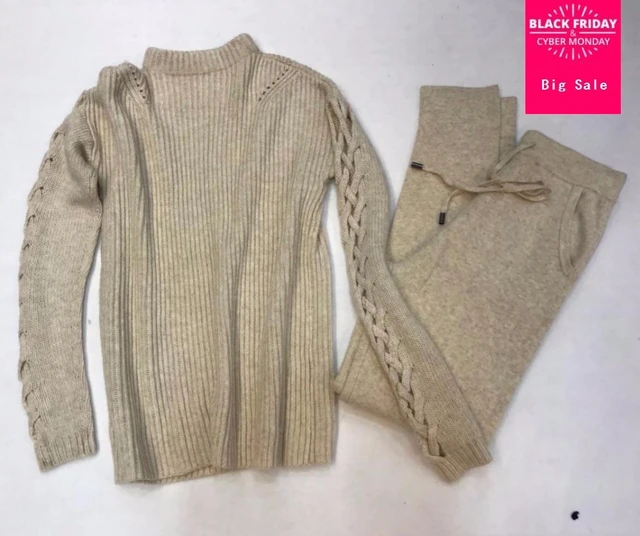 Best Offers Winter Woolen + Cashmere Knitted warm Suit hollor cut Velvet Sweater + Mink Cashmere Trousers Leisure Two-piece suits wj2813 Best Offers Winter Woolen + Cashmere Knitted warm Suit hollor cut Velvet Sweater + Mink Cashmere Trousers Leisure Two-piece suits wj2813