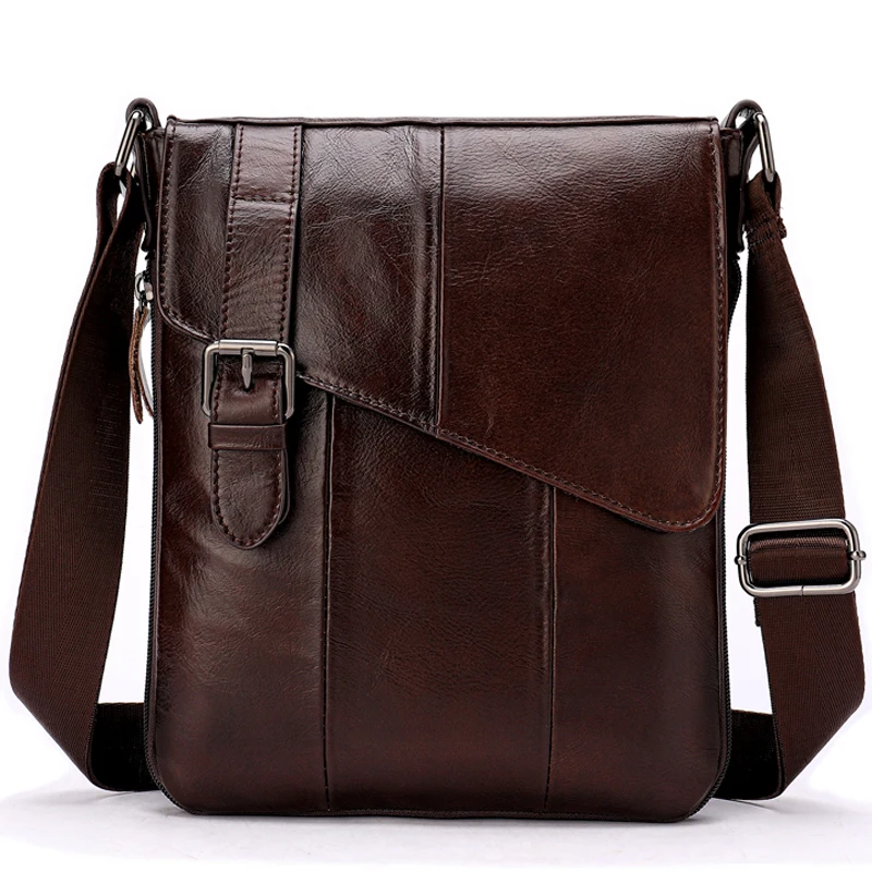 Мужские сумки через плечо WESTAL из натуральной кожи на молнии с клапаном, сумки через плечо для мужчин, сумка-мессенджер, мужская кожаная сумка, дизайнерская сумка