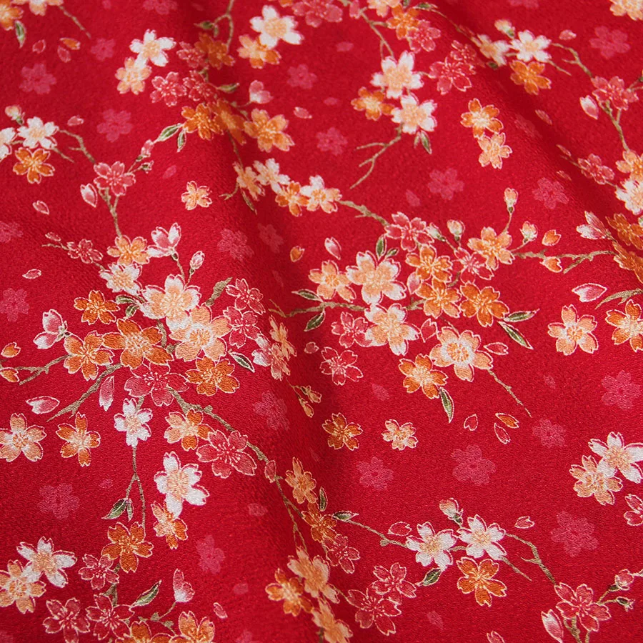 50 cm * 110 cm Japanischen Kimono Stoff 100% Polyester Stoff Quilten