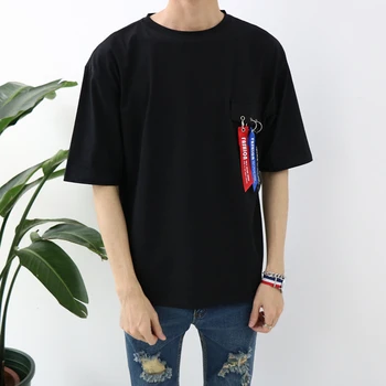 

Free shipping men summer big t shirt 2xl-8xl plus size hiphop T-shirt Large fat loose male short-sleeve t shirt bust 155 cm