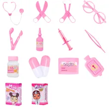 Детские игрушки, детские инструменты и ролевые игры, развивающие ролевые игры, игрушки для детей, забота о здоровье, пластиковые розовые, синие ролевые игрушки