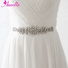 Нежный Хрусталь свадебный пояс-лента горный хрусталь обручение пояс подружки невесты пояс Выпускные платья Аксессуары Пояс с лентой