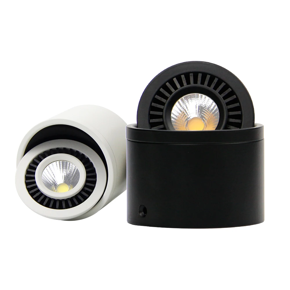  LED Surface mounted Ceiling Light 5w 7w 9w 15w Dimmable Ceiling Lamp 360 degree rotatable COB backg - 32998366263