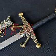 S0089 латунь sauwastika Делюкс Робин Гуд locksley Орел Мяч рыцарей меч 38"